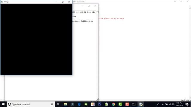 Function Mouse Callback on OpenCV Python смотреть онлайн