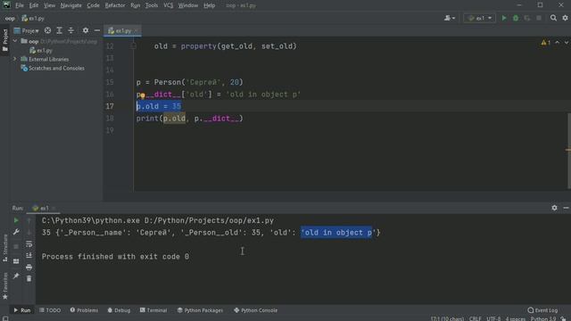 #9. Свойства property. Декоратор @property | Объектно-ориентированное программирование Python смотреть онлайн