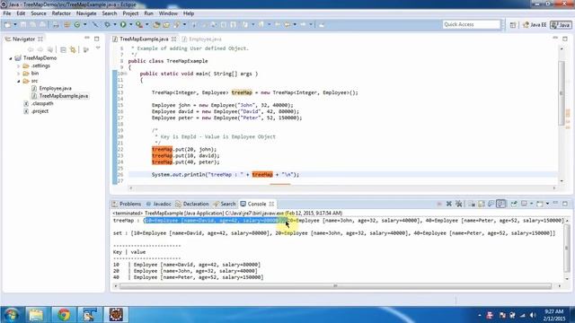 How to add User-Defined Object in the TreeMap? | Java Collection Framework смотреть онлайн
