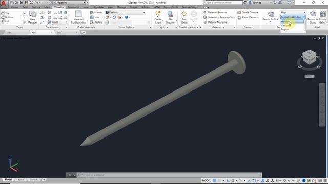 Como Hacer un Renderizado en AutoCAD смотреть онлайн