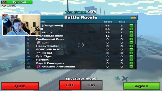 Pixel Gun 3D | Battle Royale GADGET ONLY Victory Challenge [LIVE🔴] смотреть онлайн