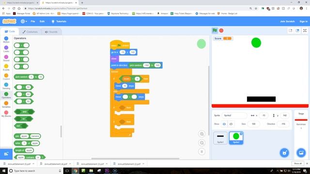 Make a ball bounce game in Scratch! смотреть онлайн