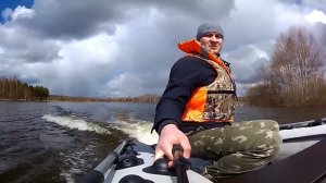 Обкатка мотора Mikatsu 9 8  л. с.  На лодке ривьера 320