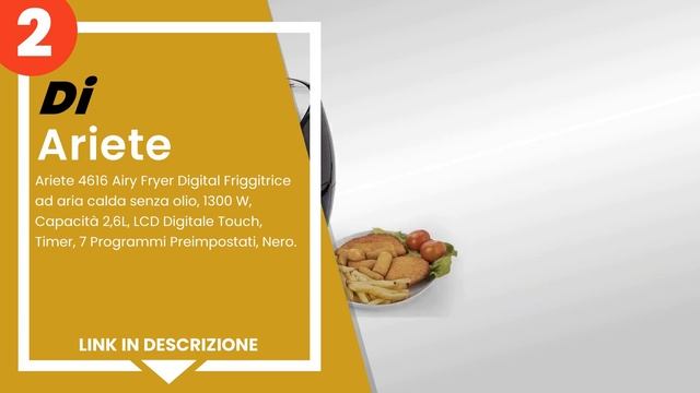 Le 3 migliori friggitrici ad aria calda Ariete смотреть онлайн