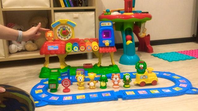 Обзор Игрушки Обучающая железная дорога Smartville от фирмы Vtech в режиме игры смотреть онлайн