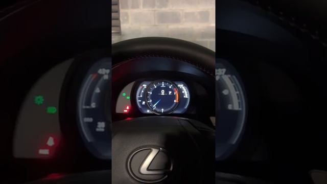 2022 Lexus IS 350 AWD F SPORT | Start-up & Tachometer