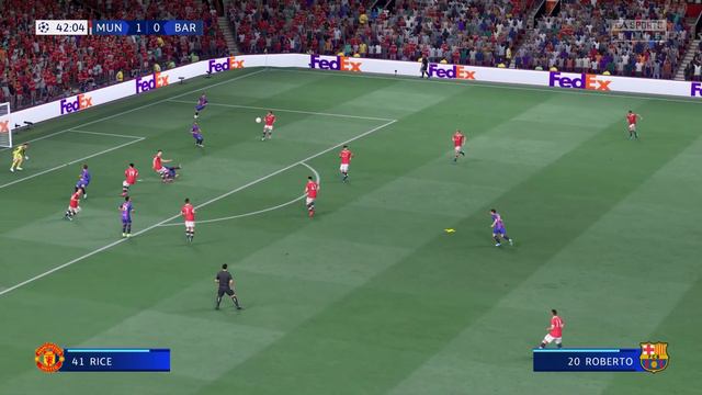 Antony Welcome To Manchester United vs Barcelona - Champions League - Full Gameplay | FIFA 22 смотреть онлайн