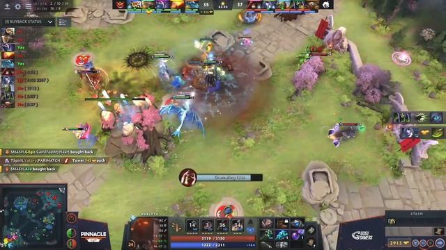 ?ШИКАРНЫЙ КАМБЕК С ТОГО СВЕТА В МАТЧЕ НА ВЫЛЕТ | Team SPIRIT vs Hellbear Smashers Pinnacle Cup смотреть онлайн