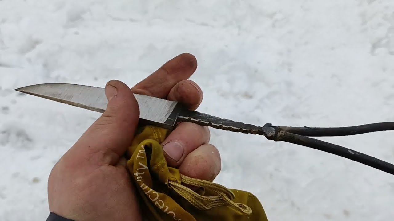 Первый клинок на гриндере. Есть нюансы, предстоит работа на ошибками. смотреть онлайн