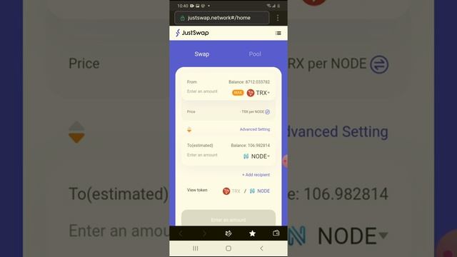 Justswap |HOW TO TRADE | TRX * NODE смотреть онлайн