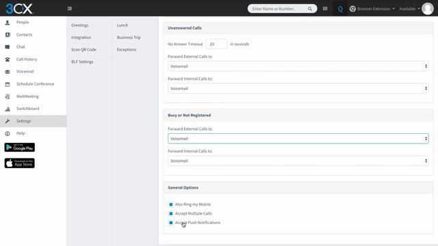 How to change your Extension Status with 3CX | 3CX Web Application смотреть онлайн