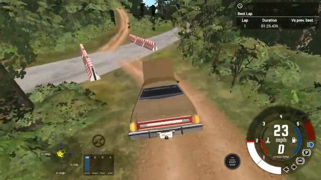 BeamNG.drive 0.15.0.5.7940 (Time Trials) (Ford LTD [Brown]) смотреть онлайн