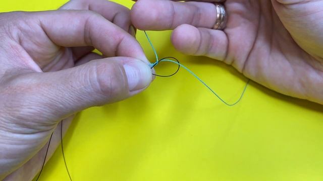 Как привязать шок лидер к основной леске. Рыболовный узел улучшенный Олбрайт / рыбалка 2023 / 4k смотреть онлайн