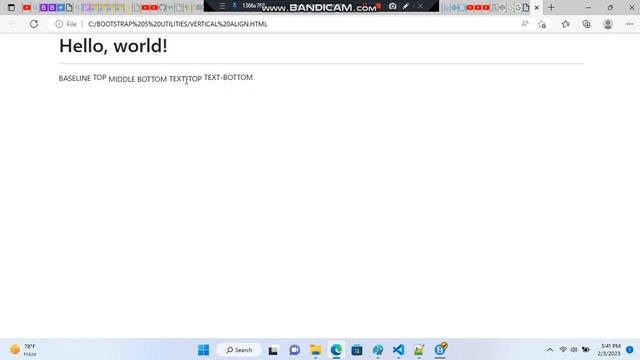 BOOTSTRAP 5 VERTICAL ALIGN смотреть онлайн