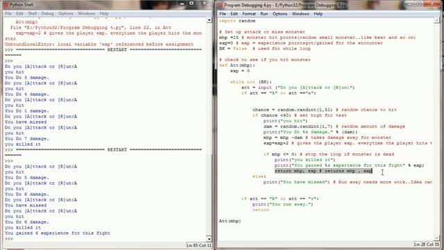Python Program Debugging Episode 4 - Removing Global Variables from a Function смотреть онлайн