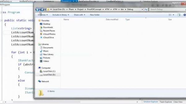 Abstract Factory Design Pattern C# Implementation