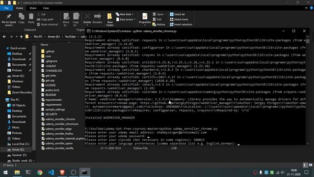 Using Python to get Udemy courses for free! смотреть онлайн