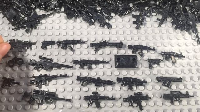 ОГРОМНАЯ КУЧА ОРУЖИЯ для LEGO - фигурок!!! +English subtitles!! смотреть онлайн