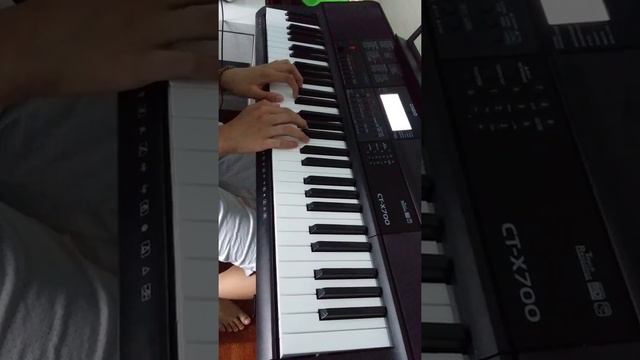 Somewhere over the rainbow Casio CT-X700 piano смотреть онлайн