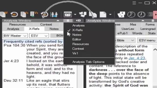 BibleWorks Workshop Part 2_8 -- Configuring the Two Column Analysis Window смотреть онлайн