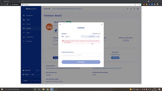 How To Stake LUNA & Claim Airdrops With Terra Station смотреть онлайн