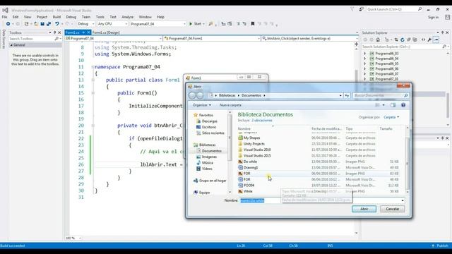 Programación Windows Forms C# 45 --- OpenFileDialog y SaveFileDialog смотреть онлайн