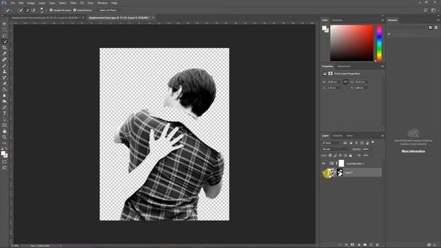 Photoshop manipulation 2017 ||using displacement map смотреть онлайн