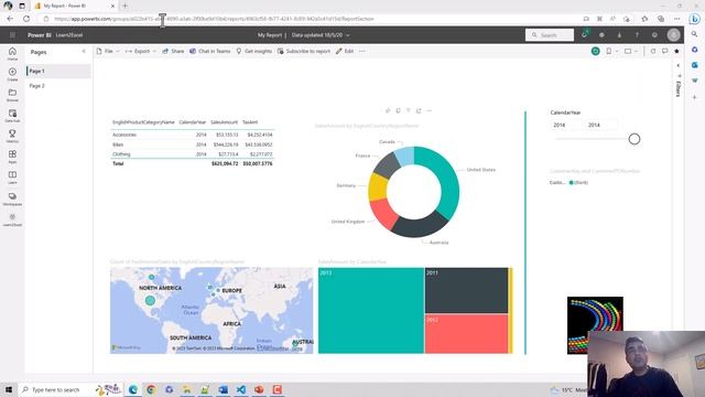Visualise reports published to Power BI Service in Jupyter Notebook Visual Studio Code смотреть онлайн