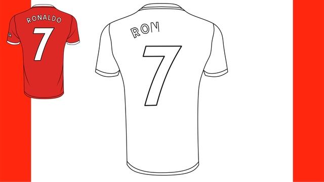 How to Draw Cristiano Ronaldo Shirt смотреть онлайн