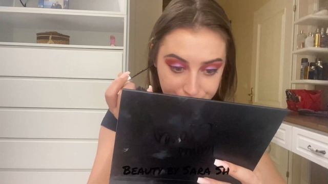 Makeup tutorial 💄| Red Eyeshadow 🥰 смотреть онлайн
