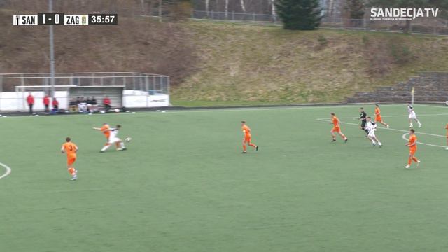 CLJ U19: Sandecja Nowy Sącz - Zagłębie Lubin 3:0 (1:0), skrót meczu | 01.03.2024 смотреть онлайн