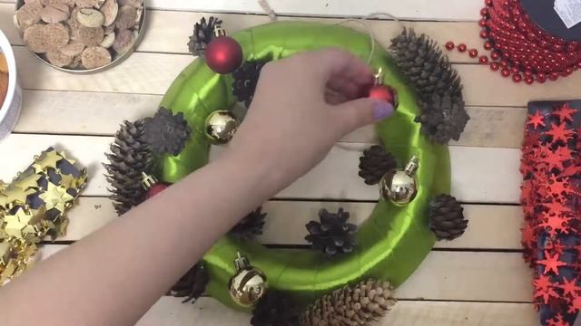 Рождественский венок своими руками./ DIY Christmas Wreath смотреть онлайн