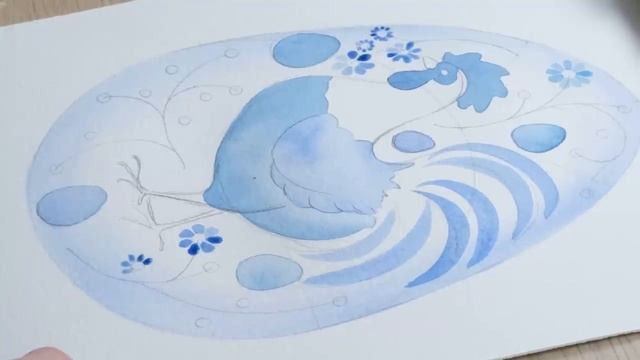 Paint A Watercolour Easter Chicken Card With Just One Colour! смотреть онлайн