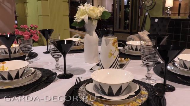 Коллекция фарфоровой посуды Garda Decor смотреть онлайн