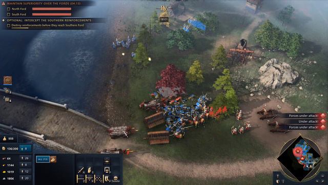 Age of Empires 4 - Rus Rise of Moscow Campaign Let's Play Part 6: Ugra River, Hard Difficulty смотреть онлайн