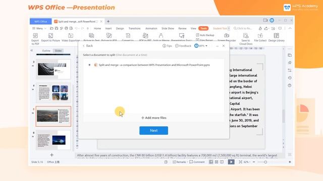 [WPS Academy] 1.6.5 PPT: More features in Split or Merge смотреть онлайн