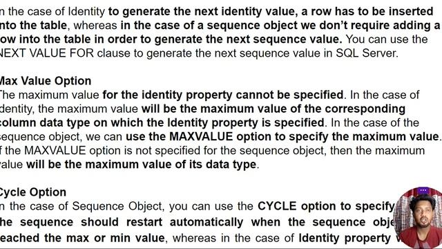 Difference between Identity Column and Sequence Object in SQL Server #sqlqueries #sql #sqlserver смотреть онлайн