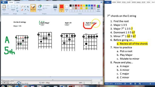 Virtual lesson: "Rock and Roll" 7th chords смотреть онлайн