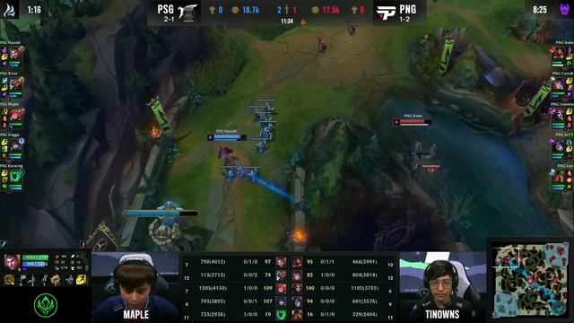 PSG vs PNG｜Groups Day 5 Game 2｜2021 Mid-Season Invitational смотреть онлайн
