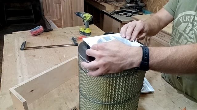 Самый простой и бюджетный очиститель воздуха для мастерской. Simple and cheap workshop air purifier смотреть онлайн