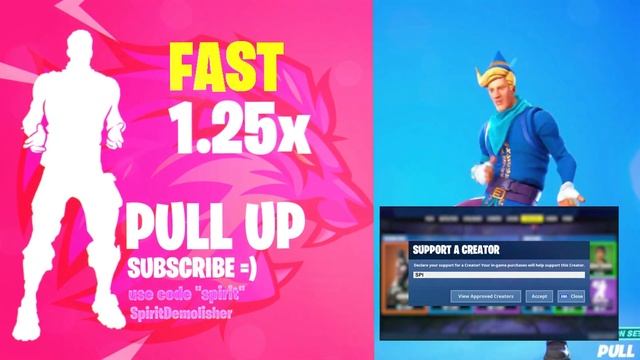 FORTNITE PULL UP EMOTE AT DIFFERENT SPEEDS! (SLOW, NORMAL, FAST, VERY FAST...) смотреть онлайн