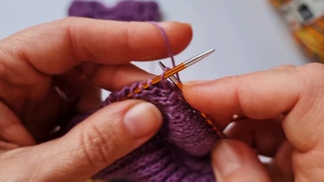 Вязание простых носков на 5 спицах. МК для начинающих. #носкиспицами смотреть онлайн