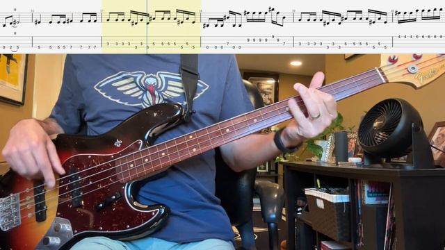 Mama I'm Coming Home by Ozzy Osbourne Isolated Bass Cover with Tablature смотреть онлайн