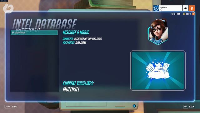 Mischief and Magic Mei Announcer Voice Lines | Overwatch 2 смотреть онлайн