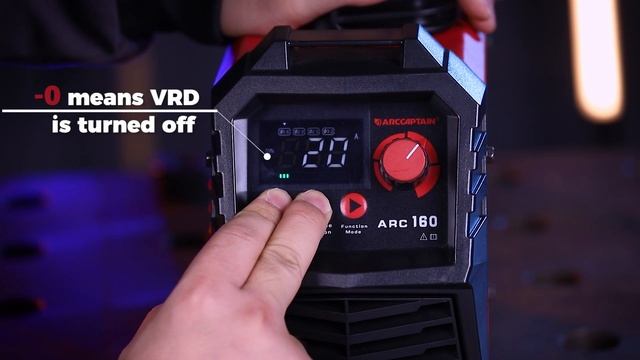 Arccaptain ARC160 | Guide To Use The ARC 160 Welder | MMA/LIFT TIG | Synergic смотреть онлайн