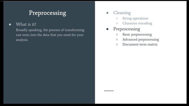 Text analysis in R. Part 1: Preprocessing смотреть онлайн