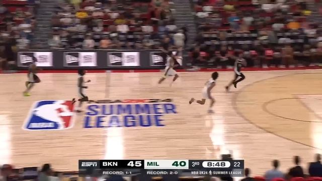 NETS vs BUCKS | NBA SUMMER LEAGUE | FULL GAME HIGHLIGHTS смотреть онлайн