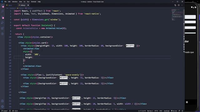 Criando efeito Skeleton Loading + Animações - React Native смотреть онлайн