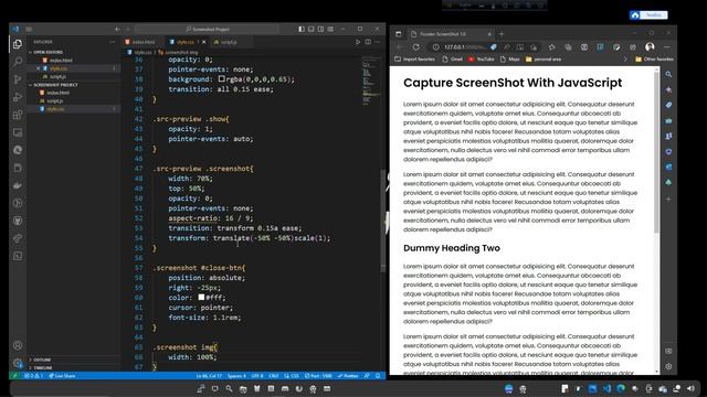 How to Take Simple Screenshot in Vanilla JavaScript | Capture Screenshot in JavaScript @ficoderit смотреть онлайн